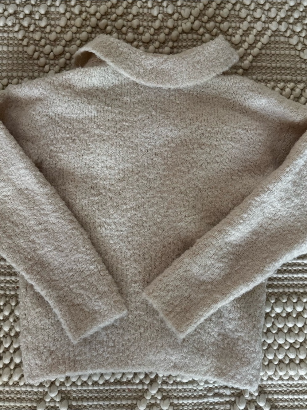 Madewell Bouclé-Knit Sweater Jacket in Alabaster - Picture 10 of 11